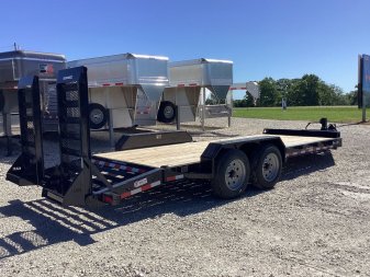 New 2024 H&H 8.5x20 (17+3) Topline Industrial Equipment Trailer, 17.6k