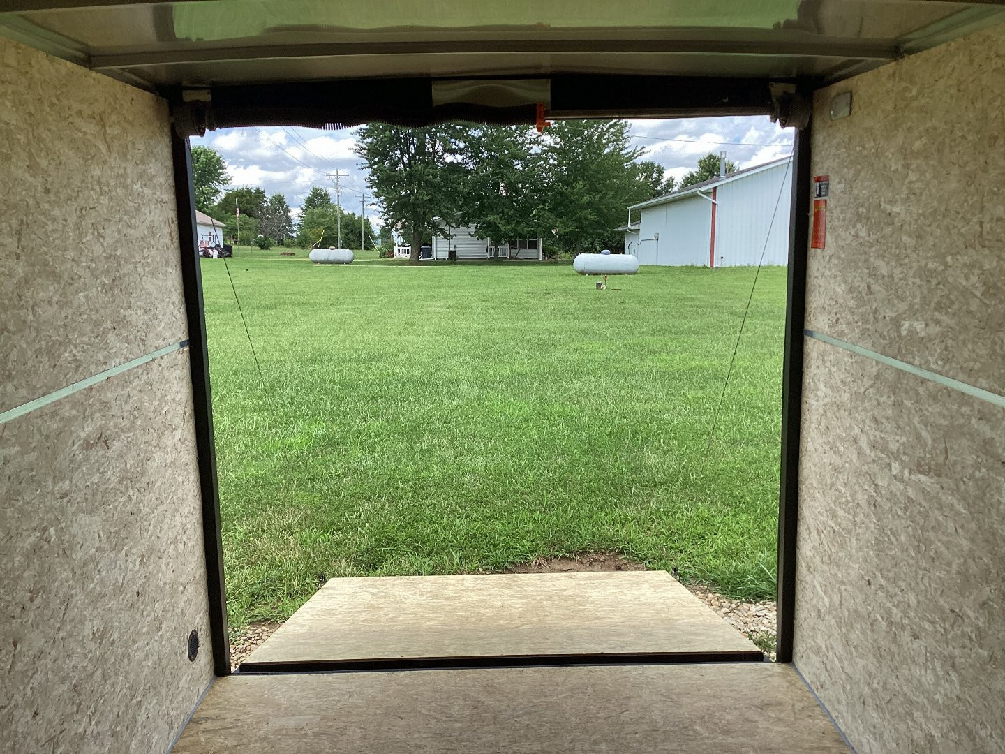 New 2024 H&H 7x14 V-Nose Cargo Trailer, 7K DEMO
