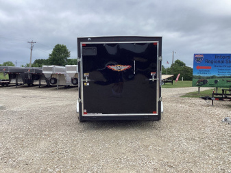 New 2024 H&H 7x14 V-Nose Cargo Trailer, 7K DEMO