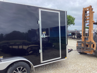 New 2024 H&H 7x14 V-Nose Cargo Trailer, 7K DEMO