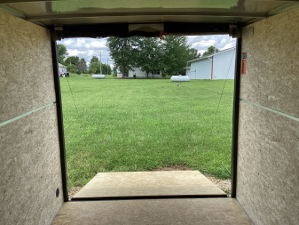 New 2024 H&H 7x14 V-Nose Cargo Trailer, 7K DEMO