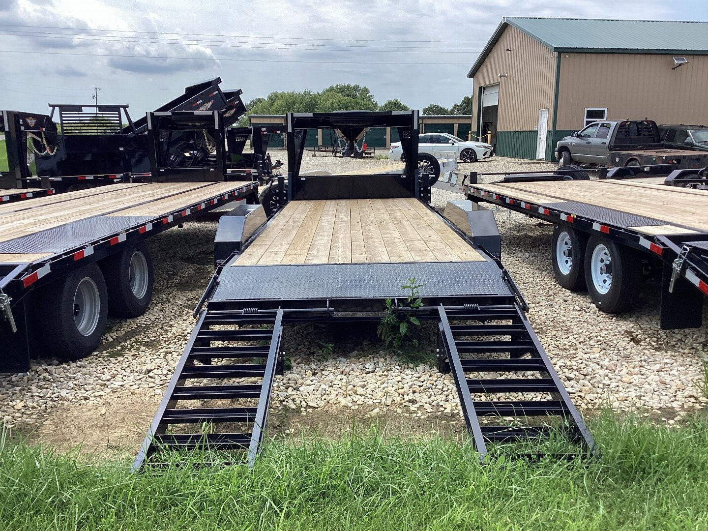 New 2024 H&H Trailers 18+2 GN Equipment Trailer, 14 Ply Tires, 14K