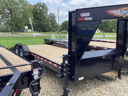 New 2024 H&H Trailers 18+2 GN Equipment Trailer, 14 Ply Tires, 14K