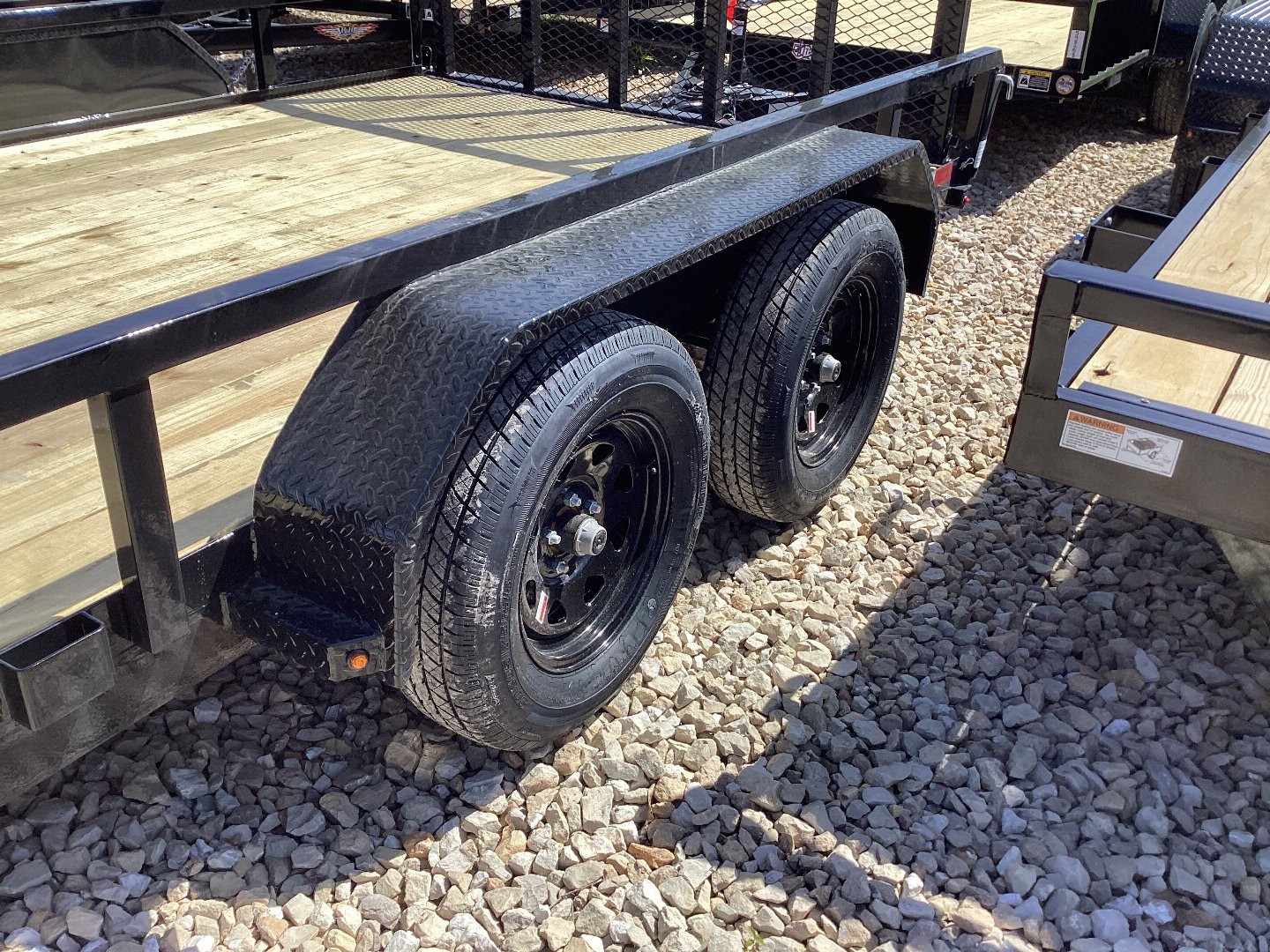 New 2024 H&H 82x14 Railside Utility Trailer, 7k Tandem
