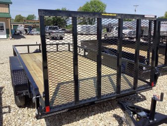 New 2024 H&H 82x14 Railside Utility Trailer, 7k Tandem
