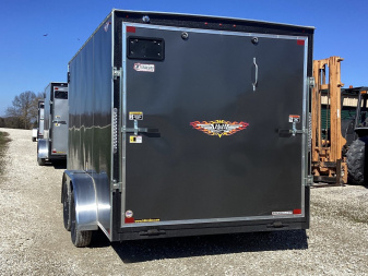 Used 2024 USED H&H TRAILERS 7X14 ENCLOSED CARGO TRAILER, 7K
