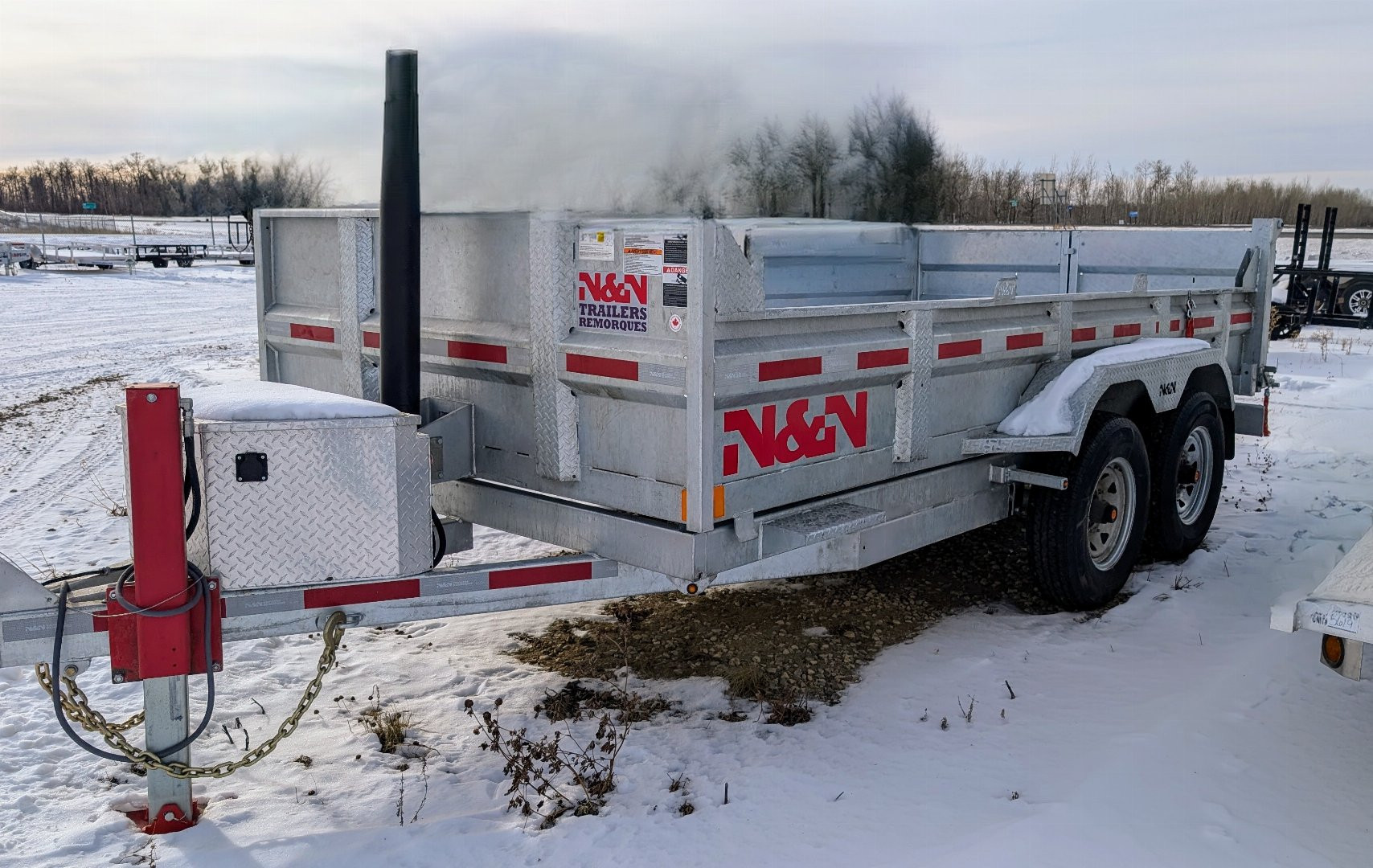New 2025 N & N Trailers 82x14 TA 14k Dump Trailer