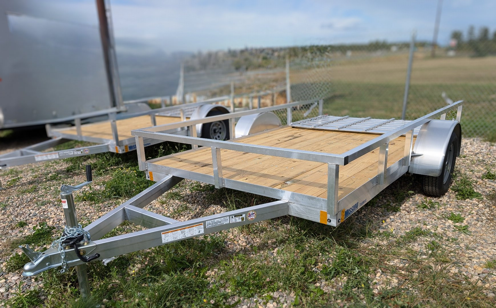 New 2025 Mission MU80X12 SA Utility Trailer