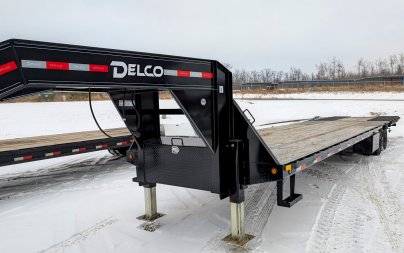New 2024 Delco Trailers 36 ' 2/12k Hydro Dove Gooseneck