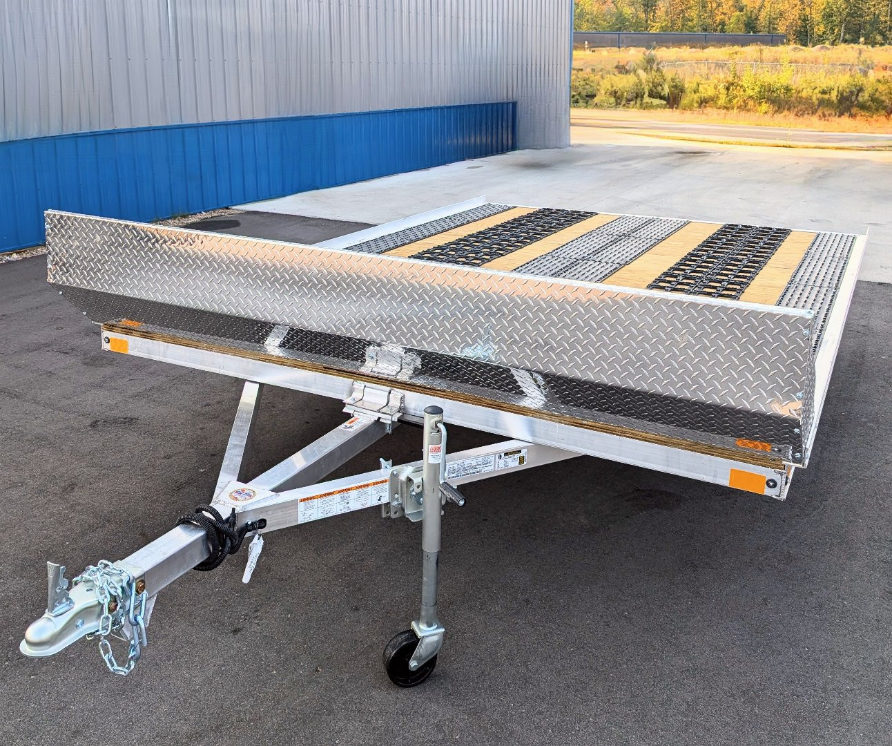 New 2025 Mission MFS 101X12 Snowmobile Trailer