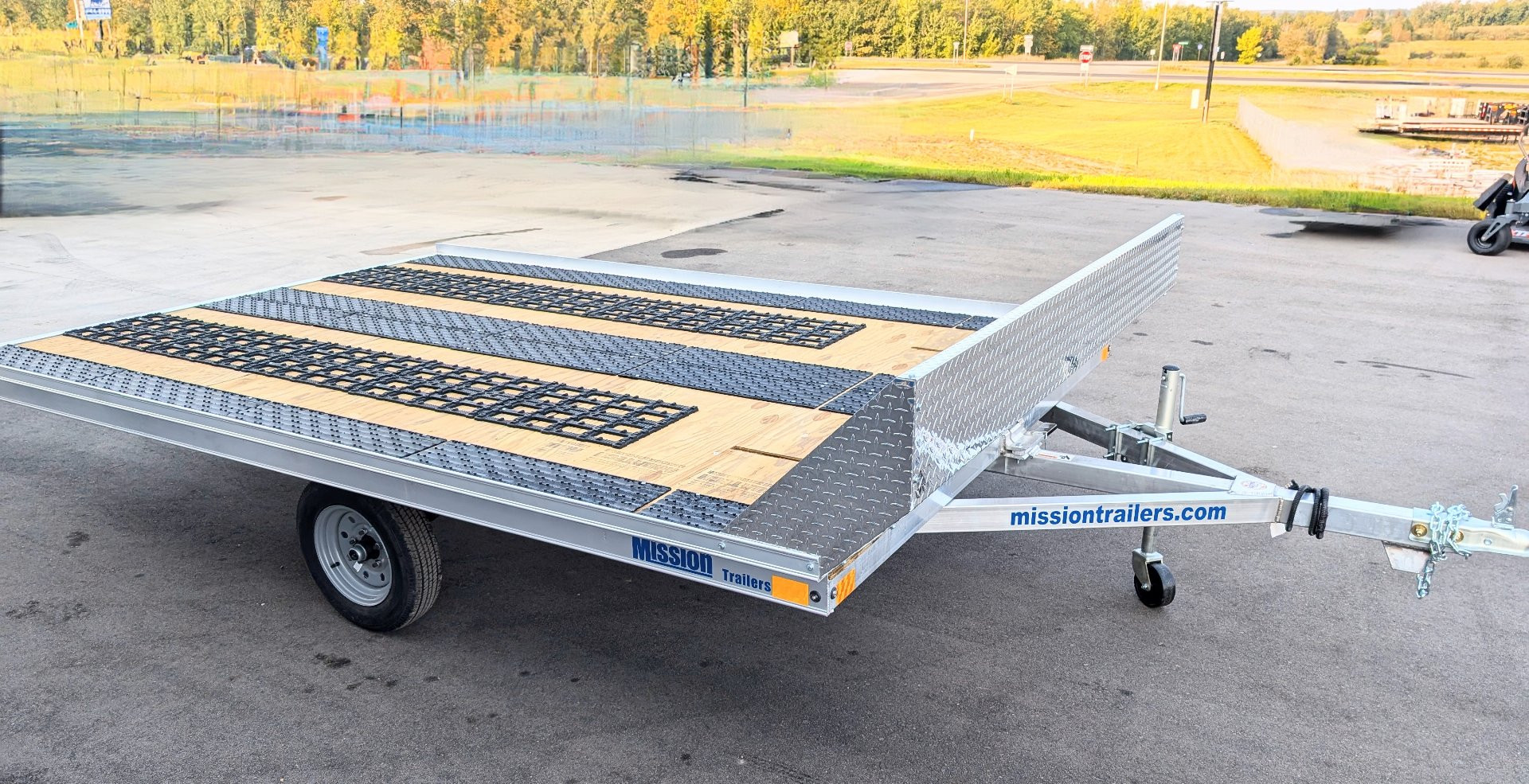 New 2025 Mission MFS 101X12 Snowmobile Trailer