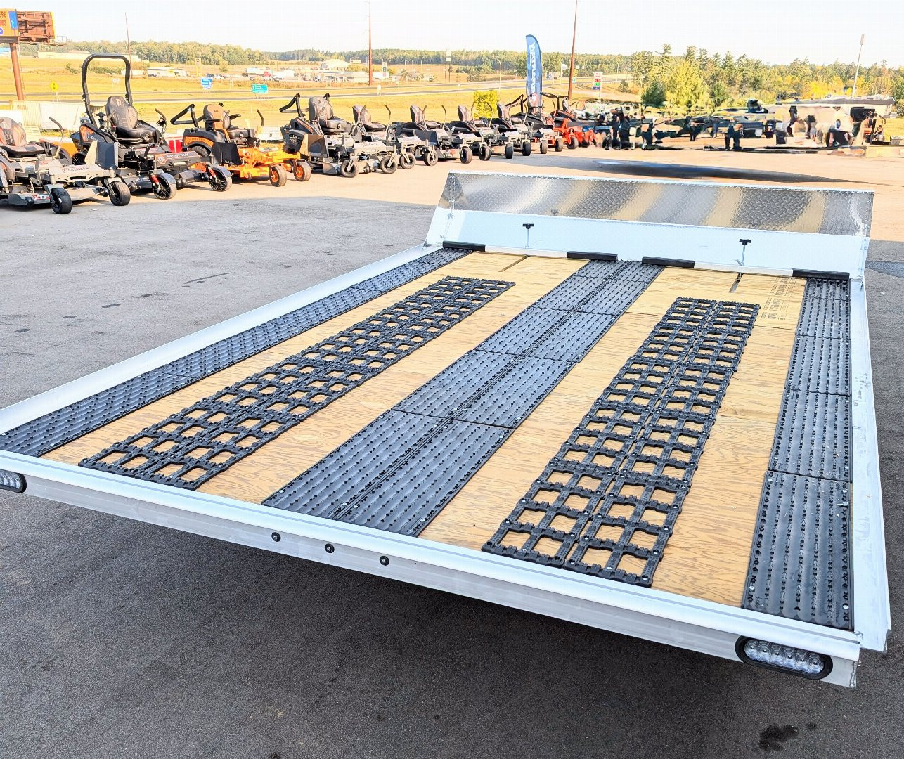 New 2025 Mission MFS 101X12 Snowmobile Trailer