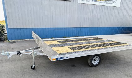 New 2025 Mission MFS 101X12 Snowmobile Trailer