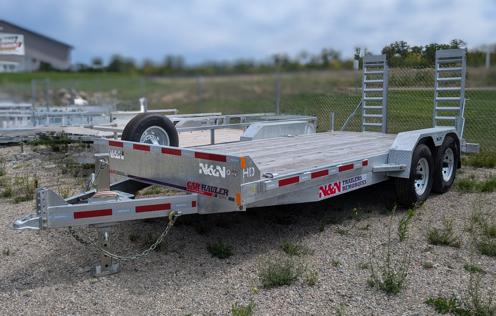 New 2024 N&N 83X18' TA 7K Equipment Hauler