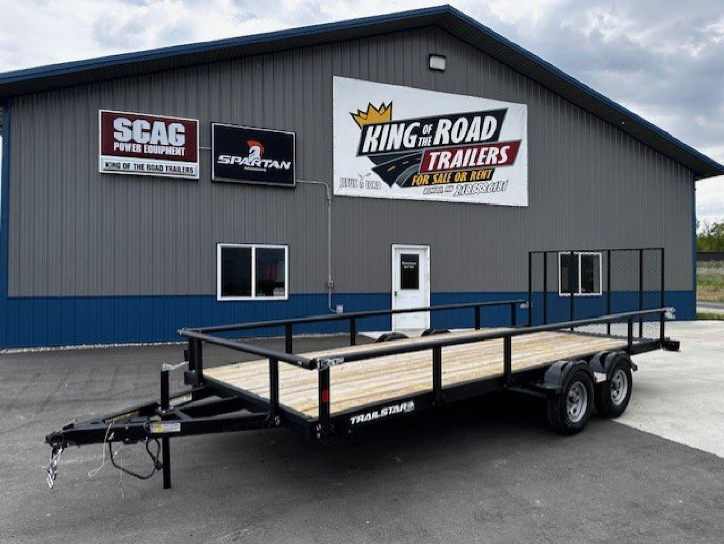 New 2023 Karavan 82X18 Steel TA 2/3.2K Utility Trailer