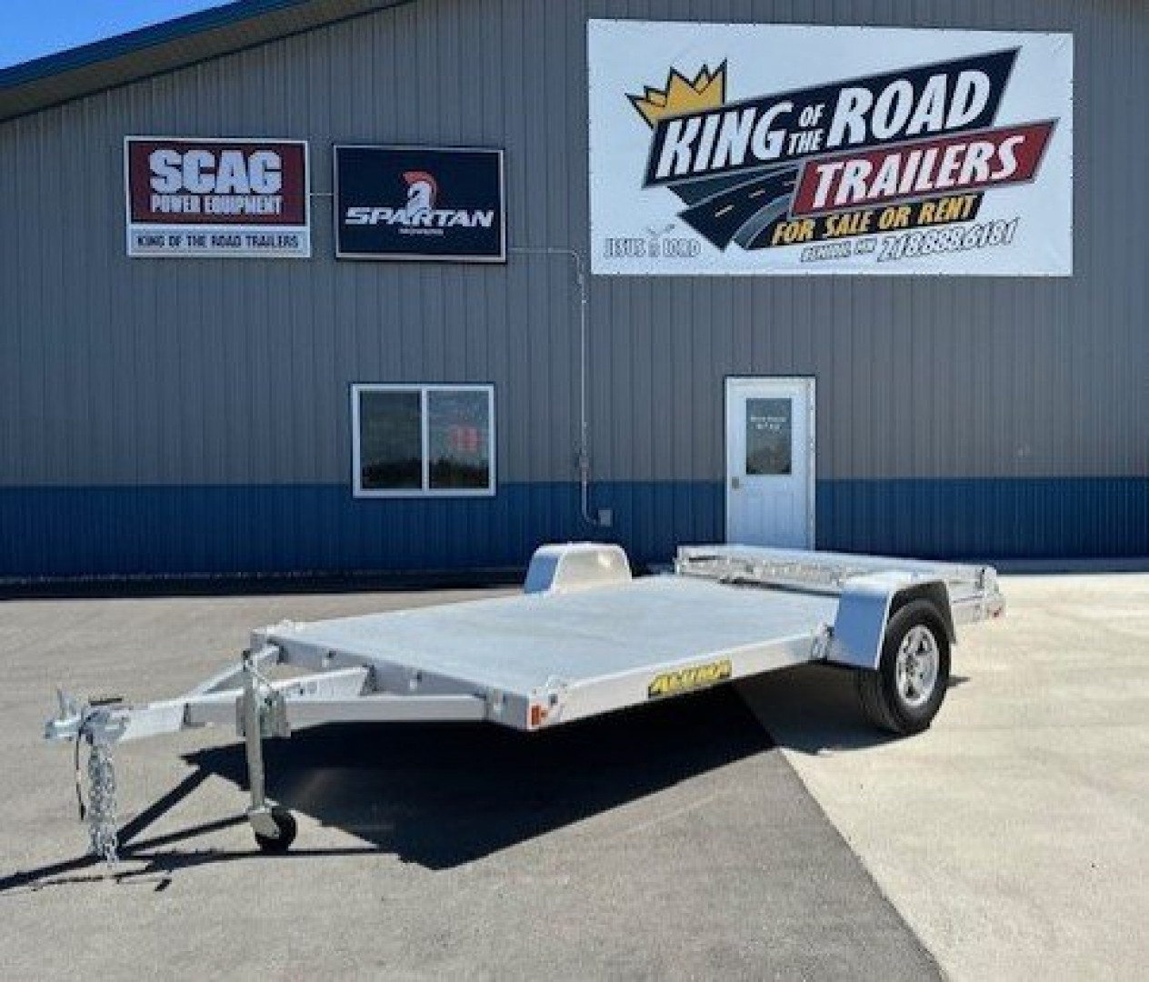 New 2025 ALUMA 8112-BF Utility Trailer