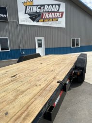 Used 2024 QUALITY STEEL AND ALUMINUM 83x20 TA Steel 2/7K Tilt Car / Racing Trailer