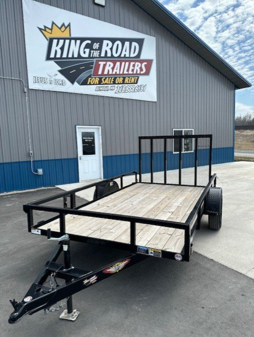 New 2023 H&H 76X12 SA 3.5K Steel Utility Trailer