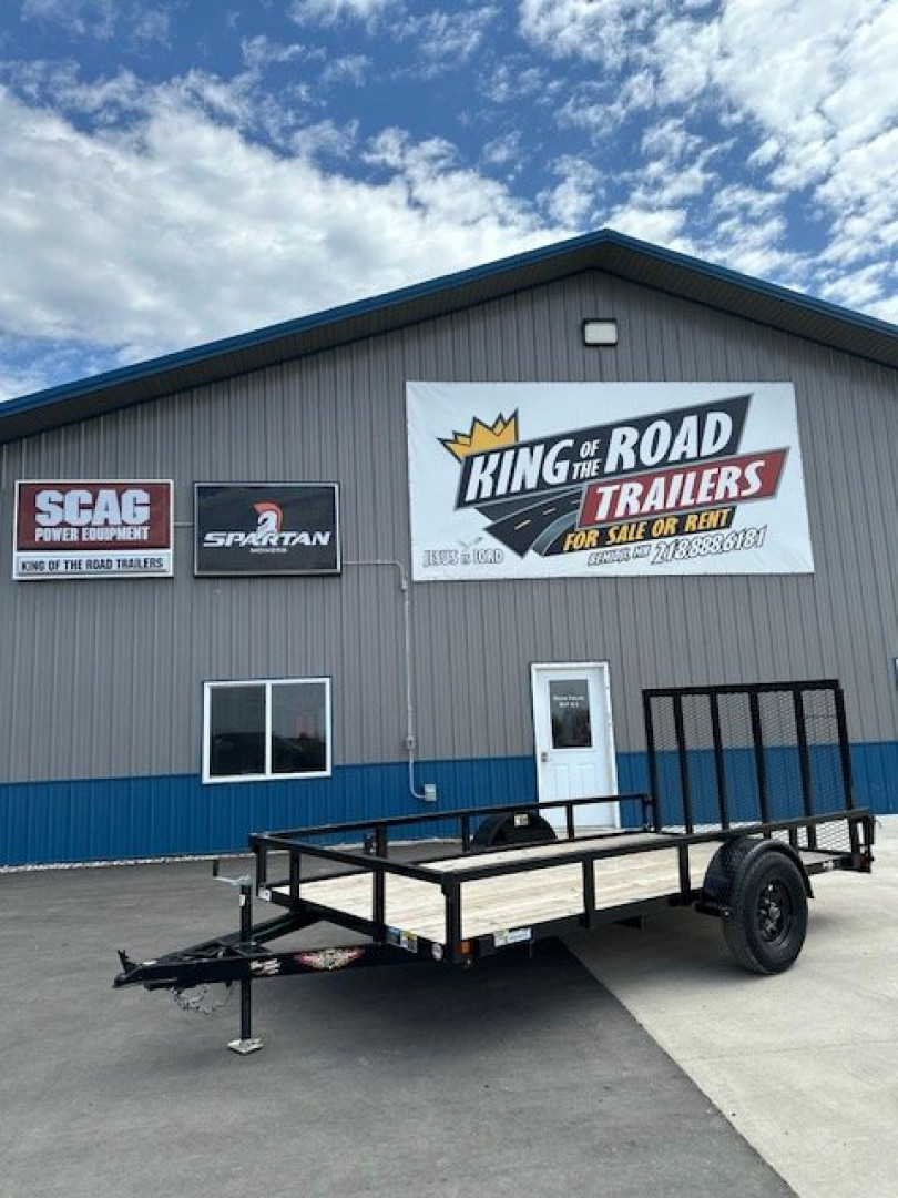 New 2023 H&H 76X12 SA 3.5K Steel Utility Trailer