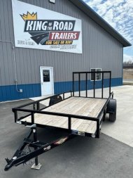 New 2023 H&H 76X12 SA 3.5K Steel Utility Trailer