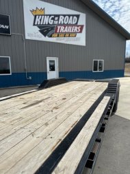 Used RENTAL- 2023 Delco 102x24 TA 2/7K Equipment Trailer Drive Over Fenders