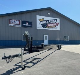 New 2023 M&J 24' Scissor Lift Boat Trailer