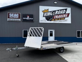 New 2024 Mission 101 x 12 LV Snowmobile Trailer