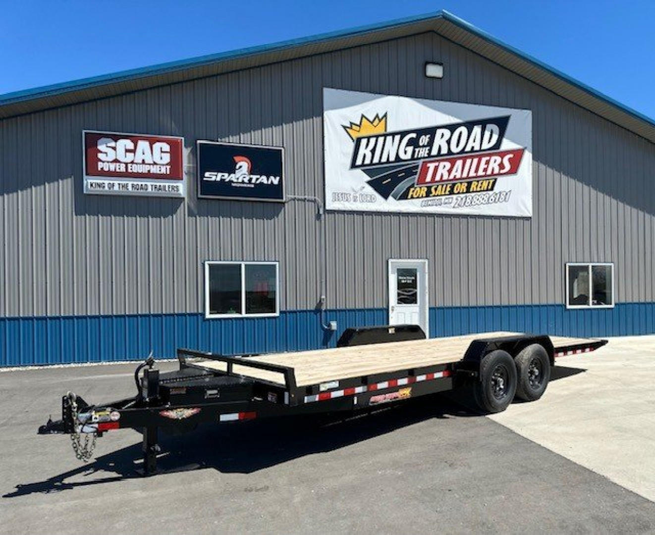 New 2024 H&H 82x22 EX-140 TA Elec Tilt Trailer