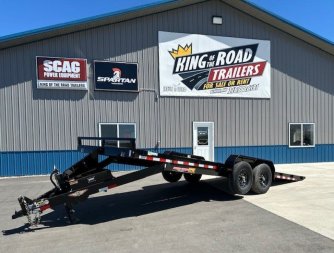New 2024 H&H 82x22 EX-140 TA Elec Tilt Trailer