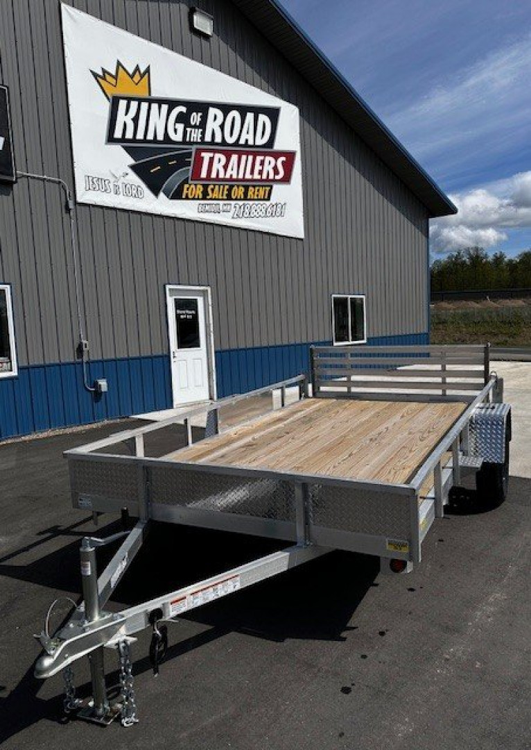 New 2024 QUALITY STEEL AND ALUMINUM 82 x12 SA Alum Utility Trailer