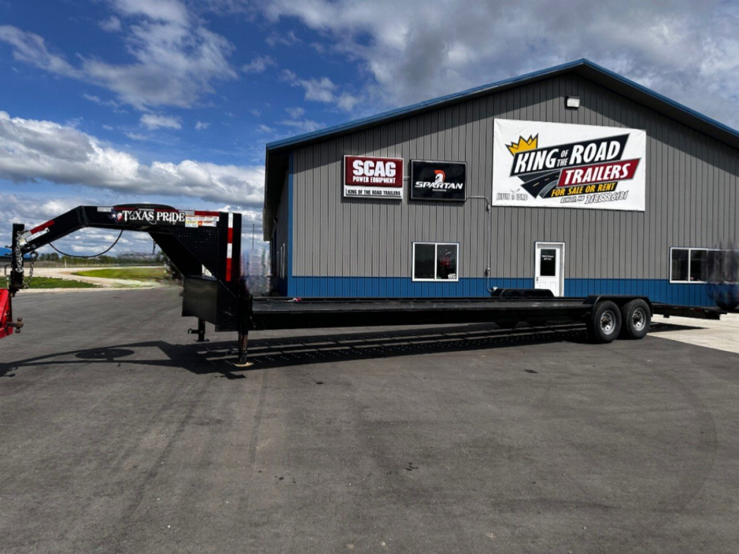 Used 2022 Texas Pride 14k GN CA7306 Car / Racing Trailer