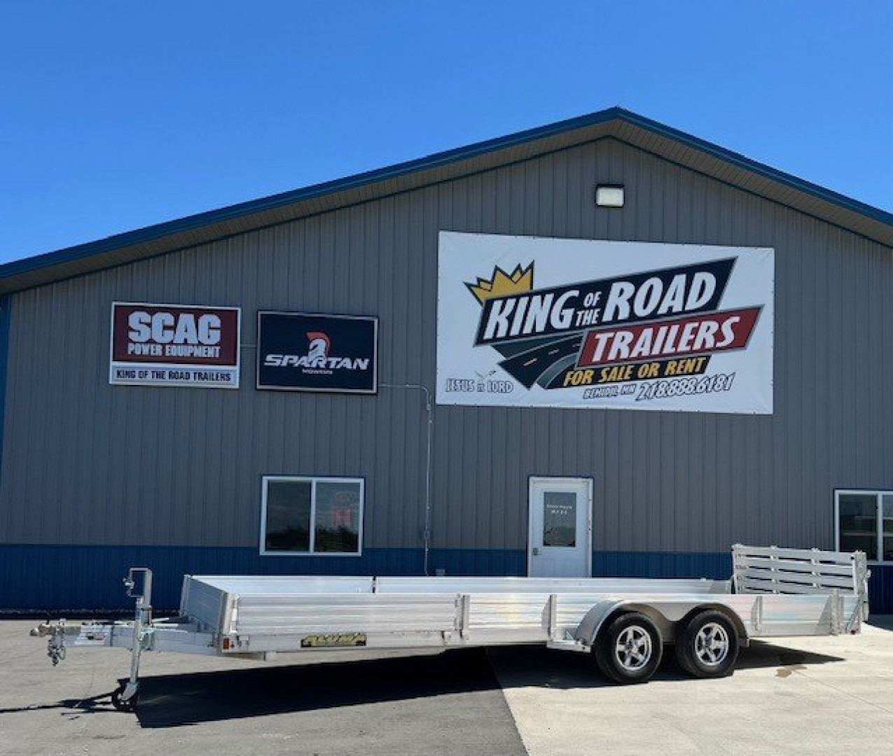 New 2023 ALUMA 8122TA SR Utility Trailer