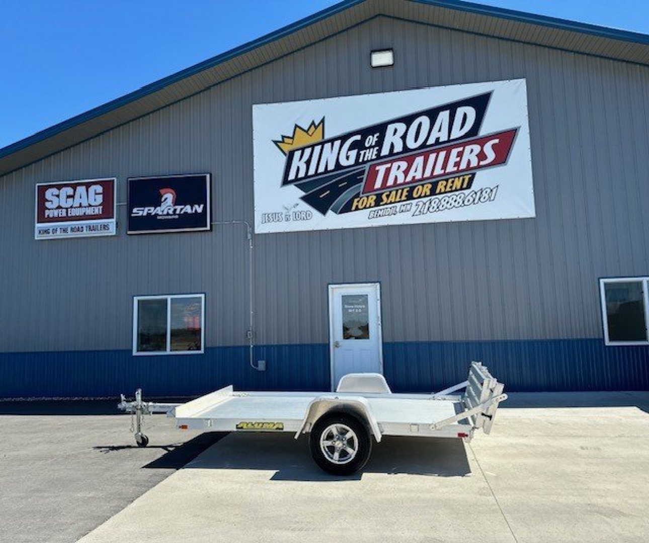 New 2023 Aluma 6310S-BT Utility Trailer