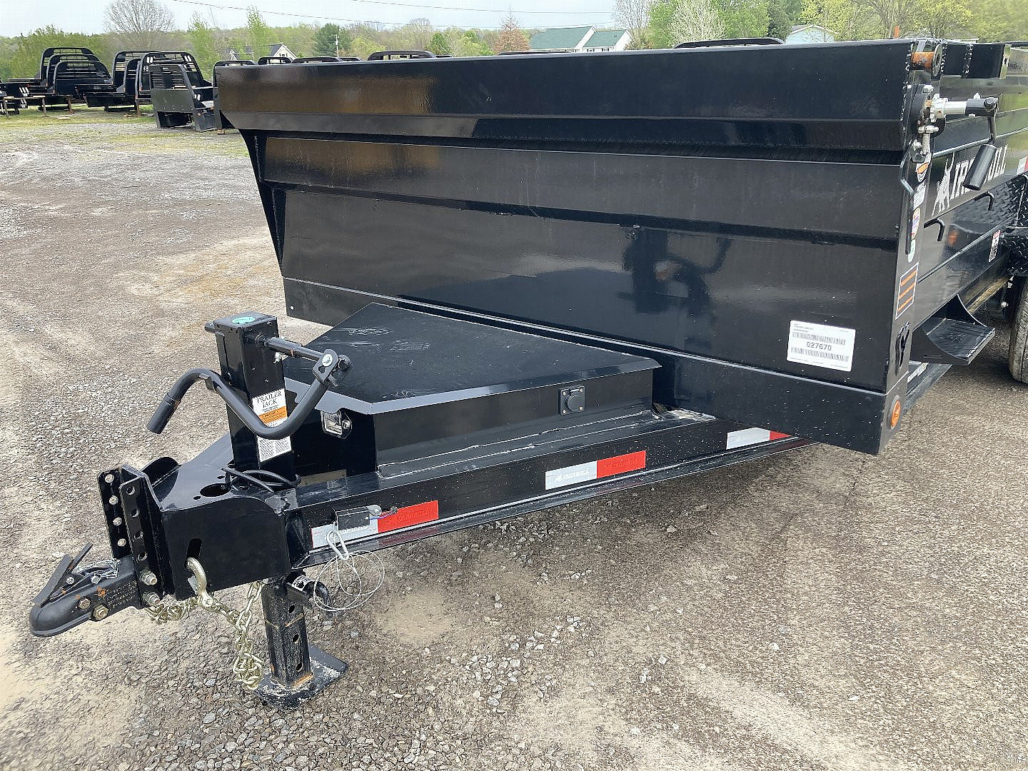 New 2025 IRON BULL DTB16 Dump Trailer