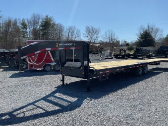 New 2025 Belmont DO926TD-16K Gooseneck Trailer/Deckover Trailer 96'x26' 16k 13 Degree tilt angle 4' stationary deck