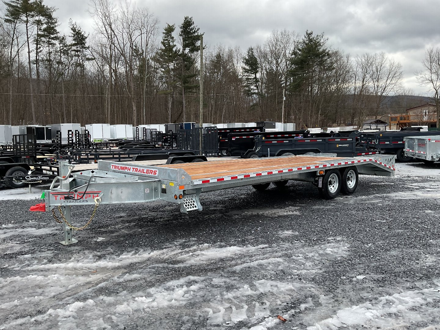 New 2025 Triumph Trailers GMDDF8 Equipment Trailer 102"X25' 14K (20'+5" Dovetail)