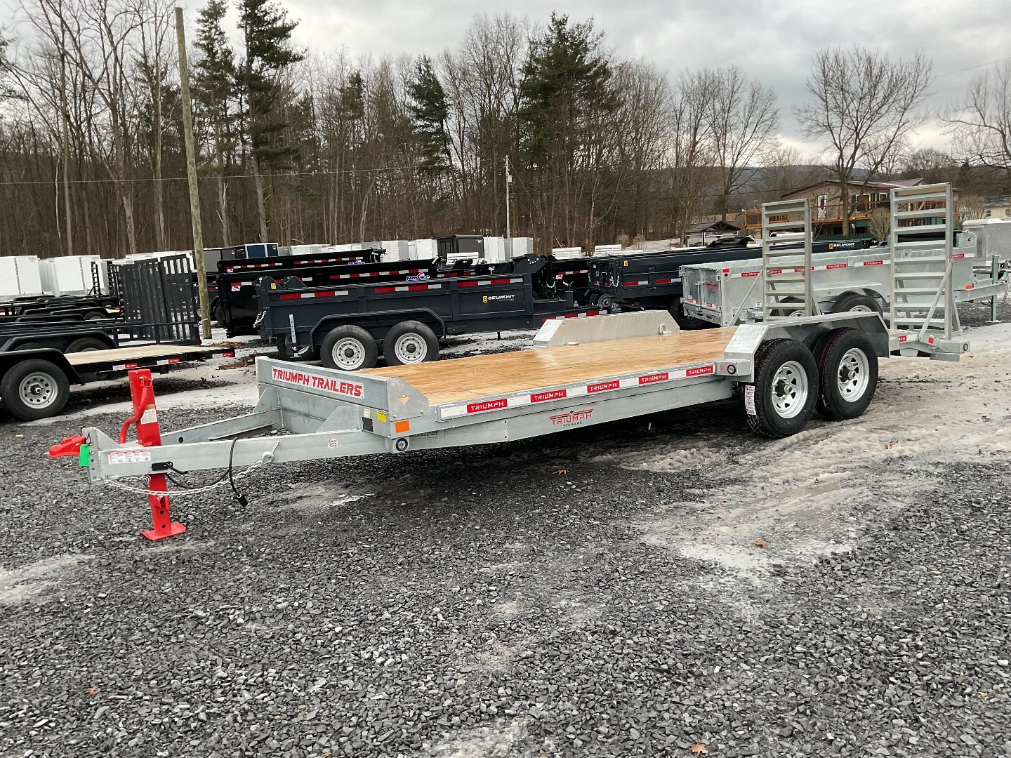 New 2025 Triumph Trailers GBCH9 Equipment Trailer 82"X20' 14K (18'+2' Dovetail)