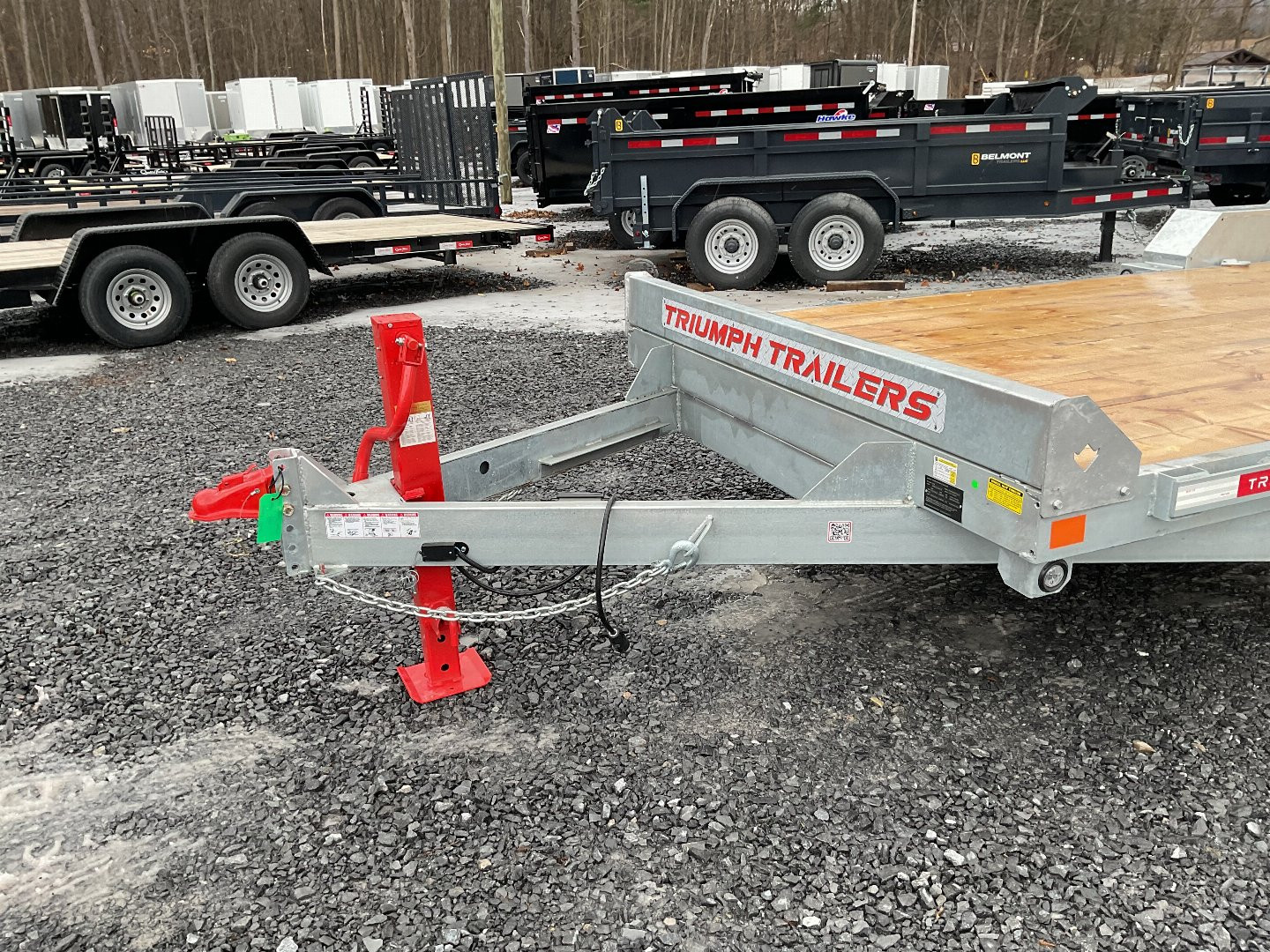 New 2025 Triumph Trailers GBCH9 Equipment Trailer 82"X20' 14K (18'+2' Dovetail)