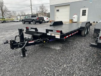 New 2025 HAWKE TRAILERS EQ 80"X20' Equipment Trailer/Car hauler 15K