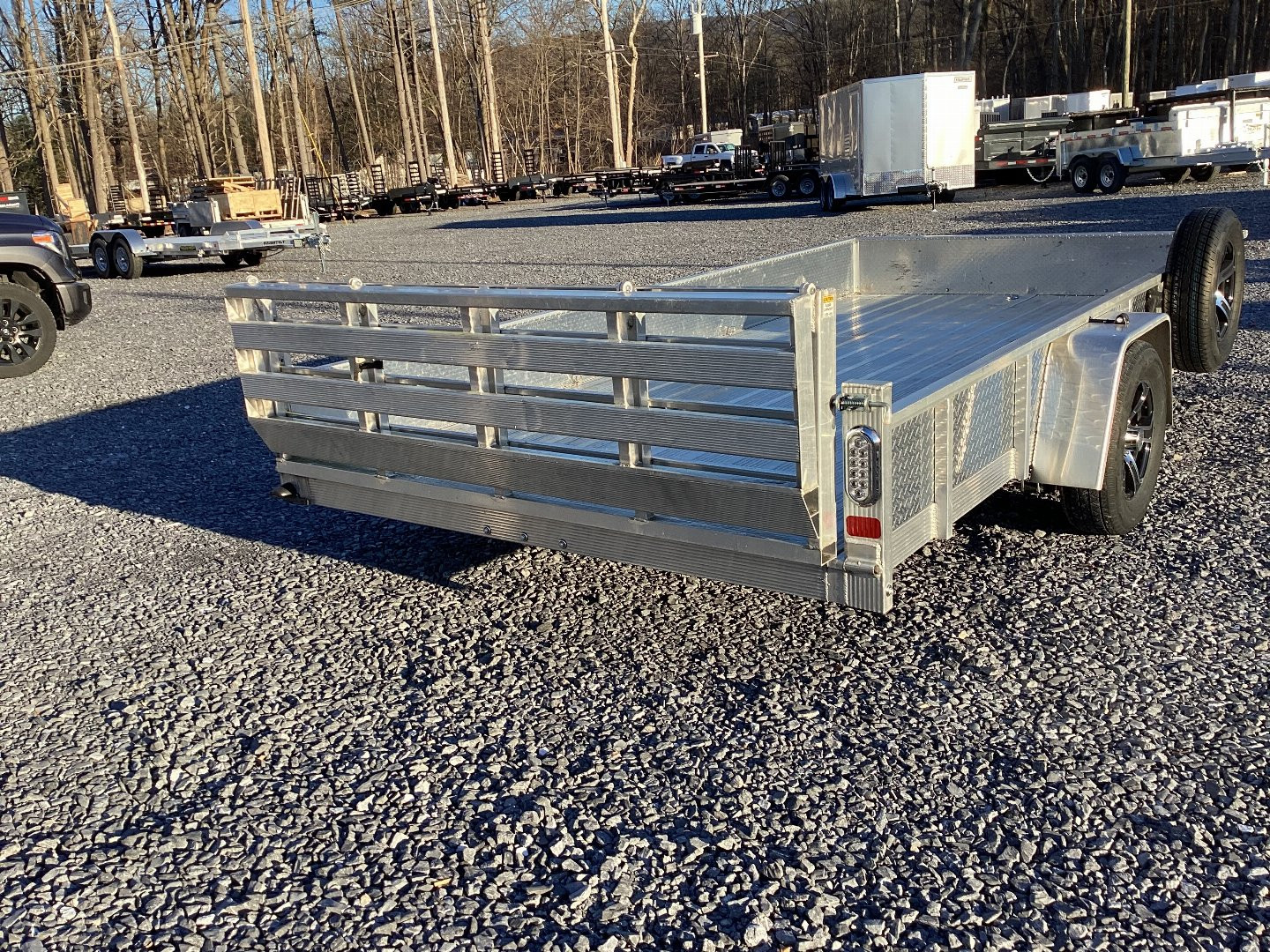 Used 2022 Sport Haven AUT714 Utility Trailer 7'X14' 2990#