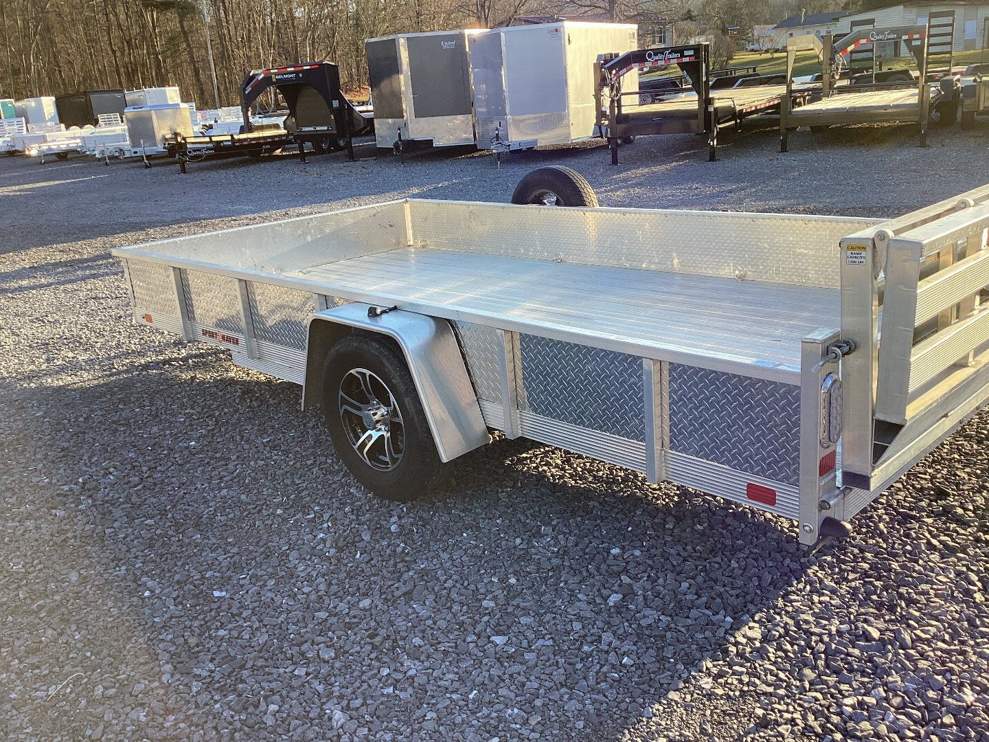 Used 2022 Sport Haven AUT714 Utility Trailer 7'X14' 2990#