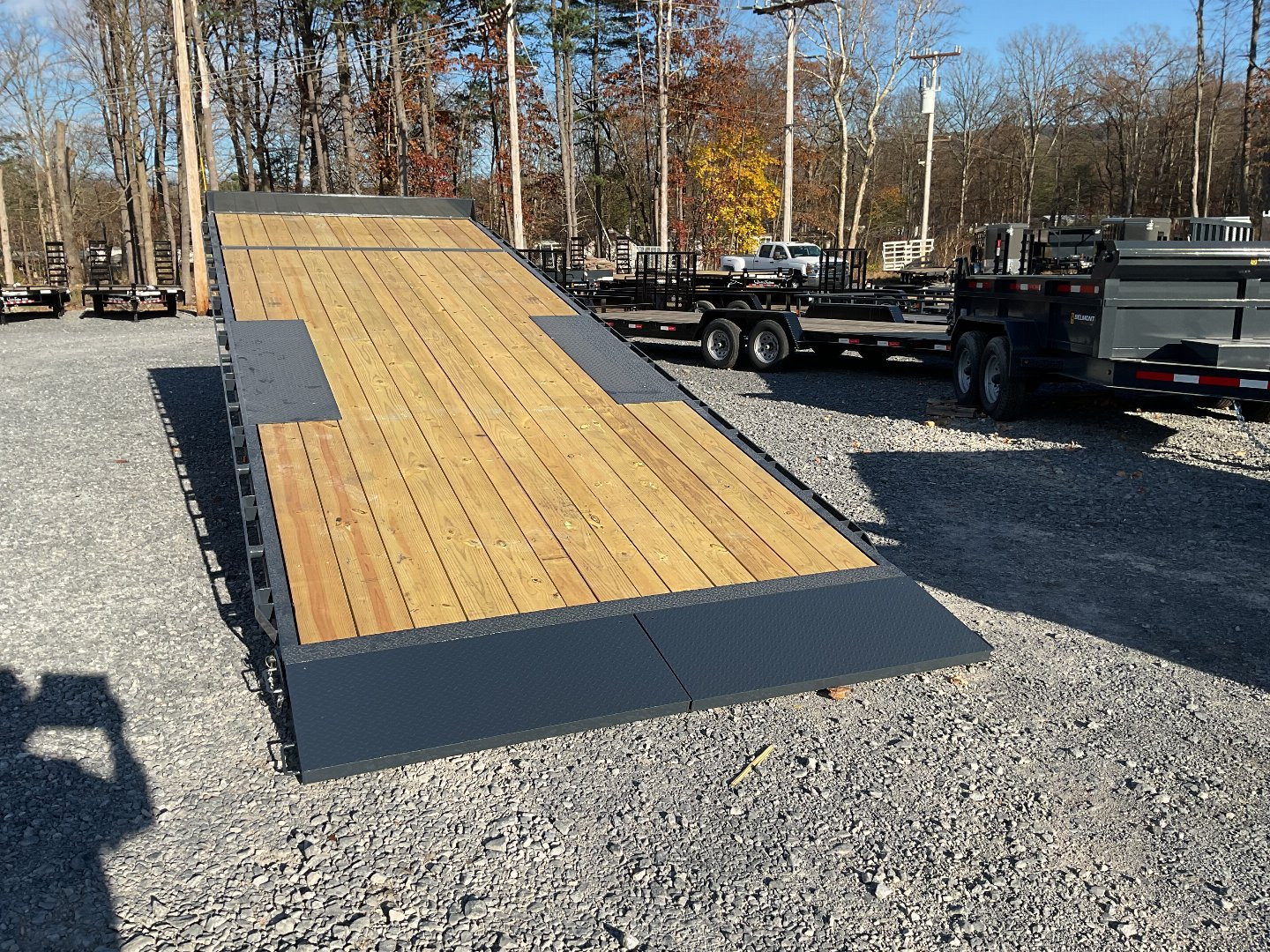 New 2025 Belmont DO924TD-14K Deckover Trailer/Tilt Trailer/Equipment trailer 96"x24' 14K (13 Degree tilt angle)