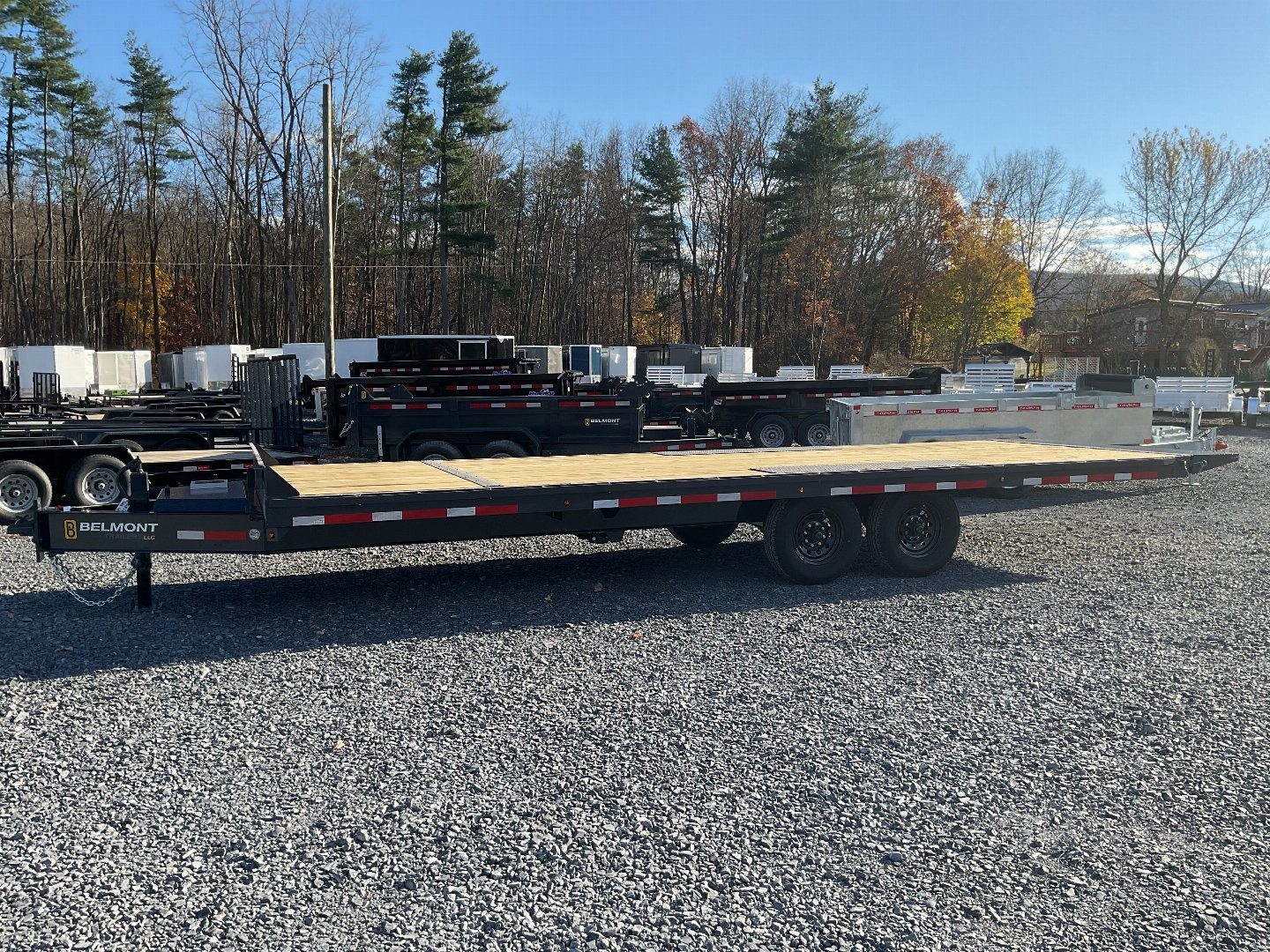 New 2025 Belmont DO924TD-14K Deckover Trailer/Tilt Trailer/Equipment trailer 96"x24' 14K (13 Degree tilt angle)