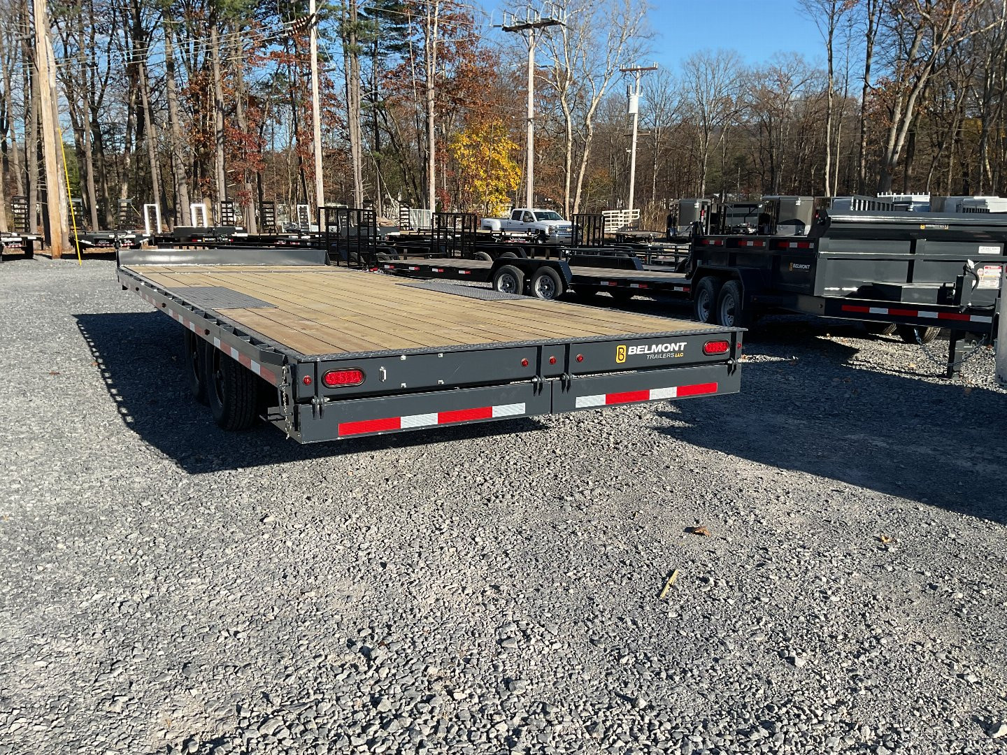 New 2025 Belmont DO924TD-14K Deckover Trailer/Tilt Trailer/Equipment trailer 96"x24' 14K (13 Degree tilt angle)