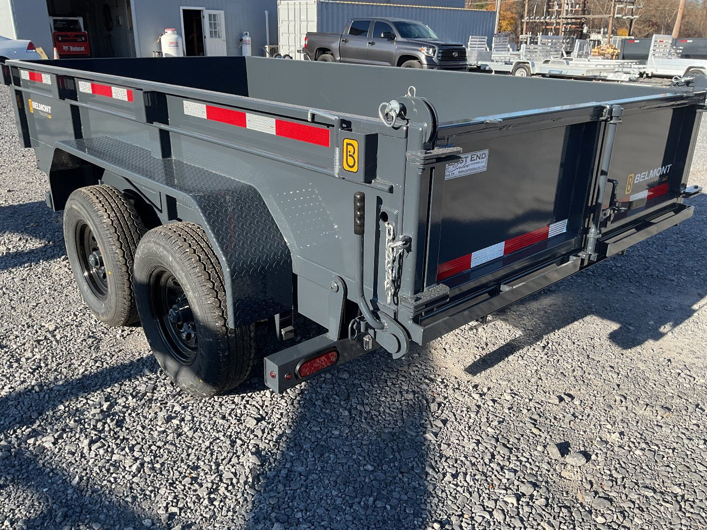New 2025 Belmont DTL7212-10K Dump Trailer 6'X12' 10K (47 degree dump angle)