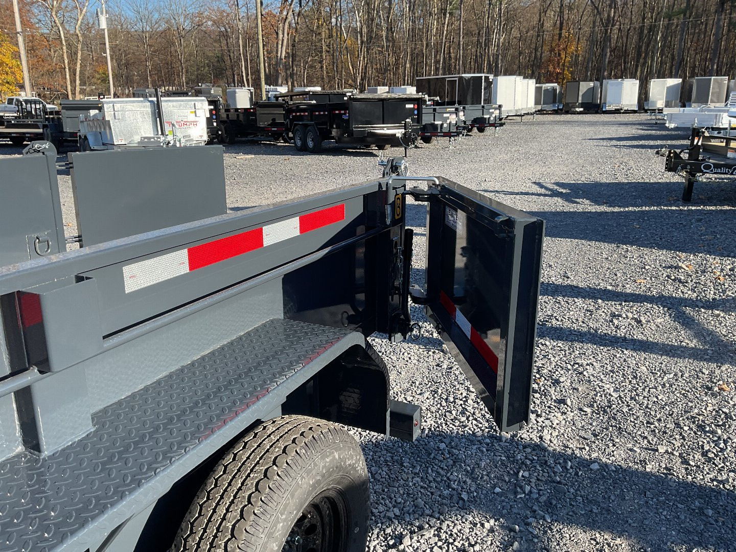 New 2025 Belmont DTL7212-10K Dump Trailer 6'X12' 10K (47 degree dump angle)