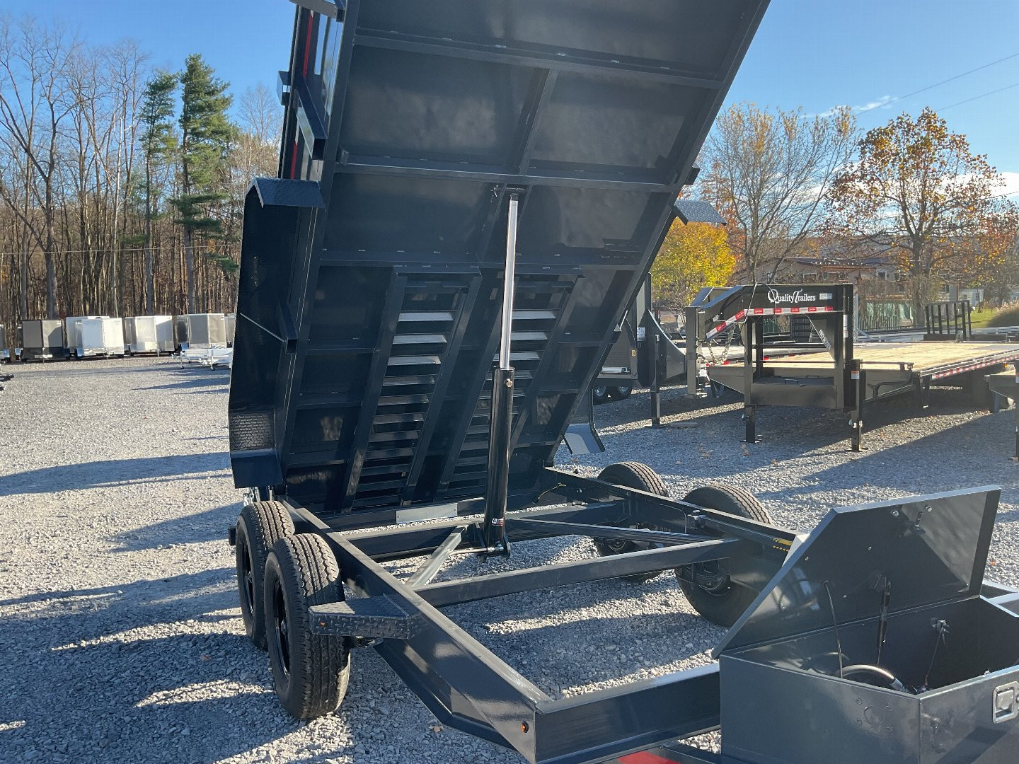 New 2025 Belmont DTL7212-10K Dump Trailer 6'X12' 10K (47 degree dump angle)