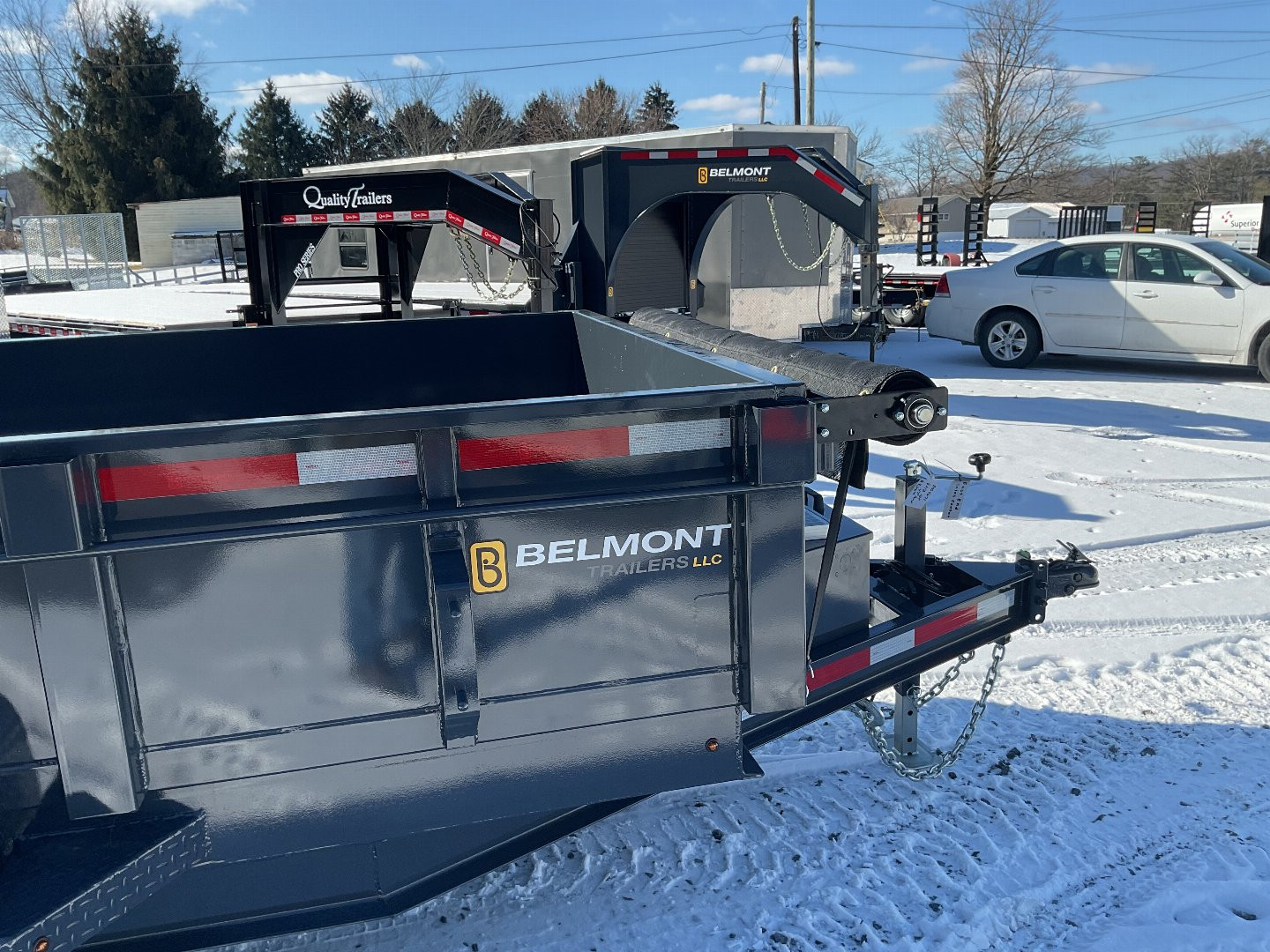 New 2025 Belmont DTL7212-10K Dump Trailer 6'X12' 10K (47 degree dump angle)