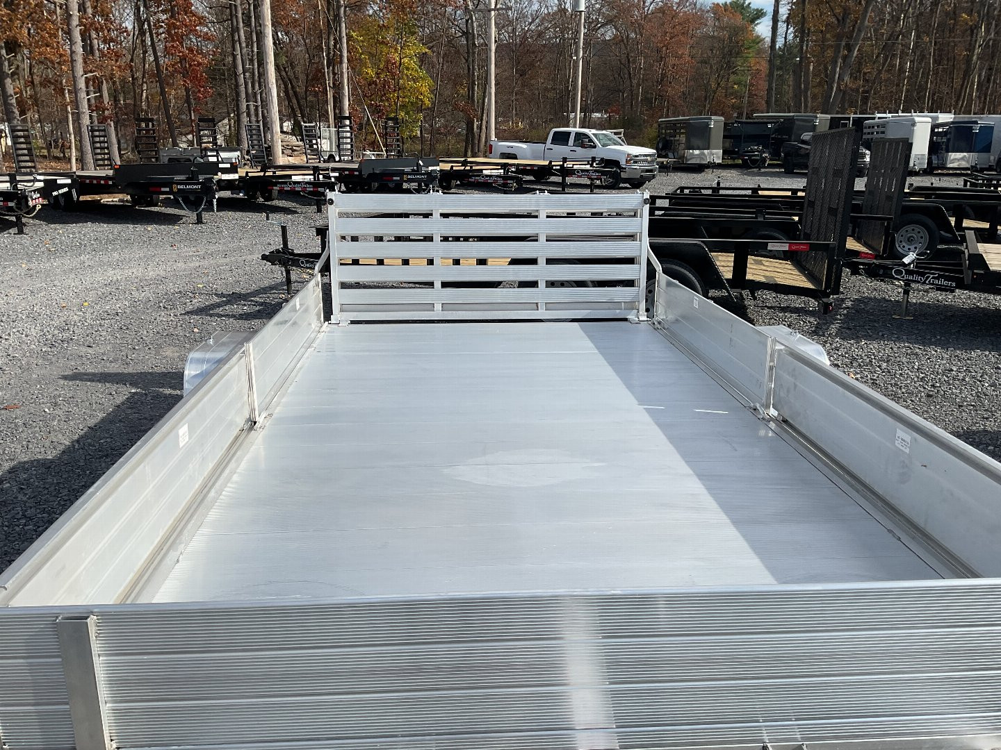 New 2025 Aluma 81"x12'8112SR Utility Trailer 2990#