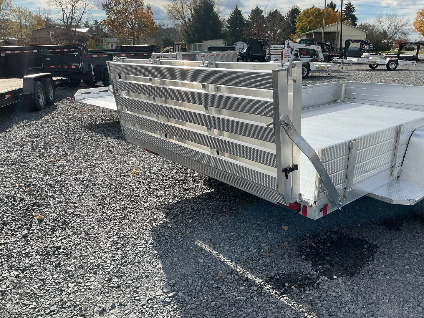 New 2025 Aluma 81"x12'8112SR Utility Trailer 2990#